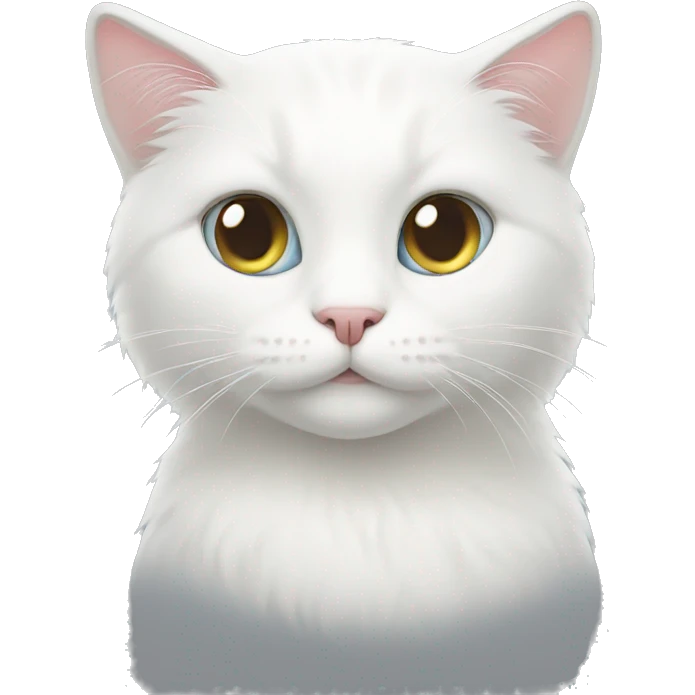 white cat emoji