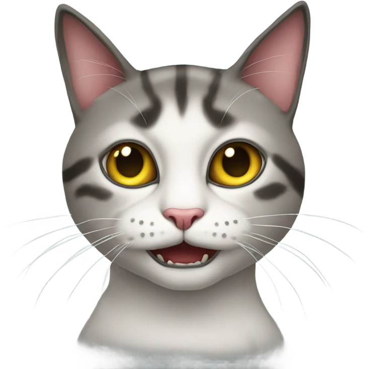 freaky cat emoji