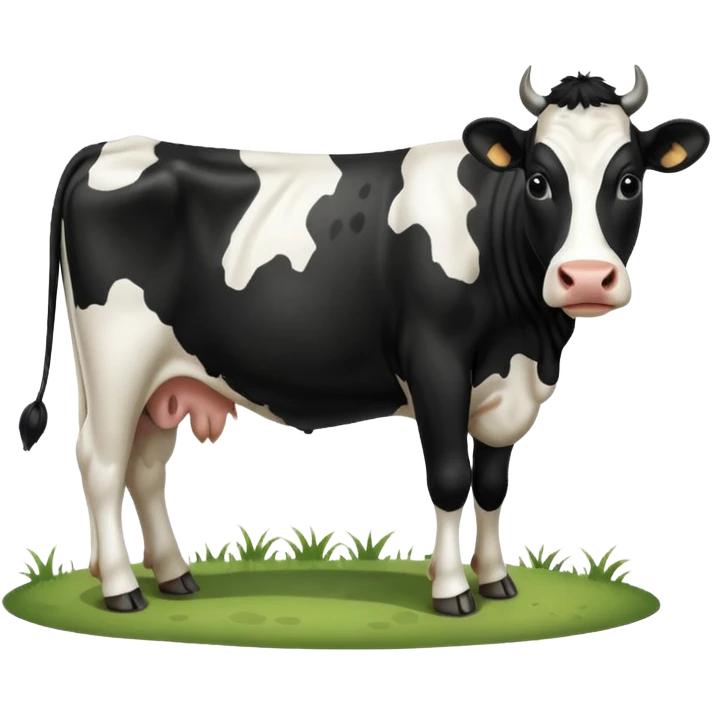 Holstein cow emoji