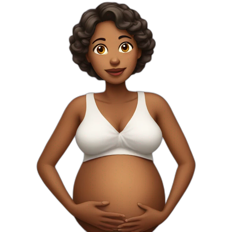 cuban woman pregnancy emoji