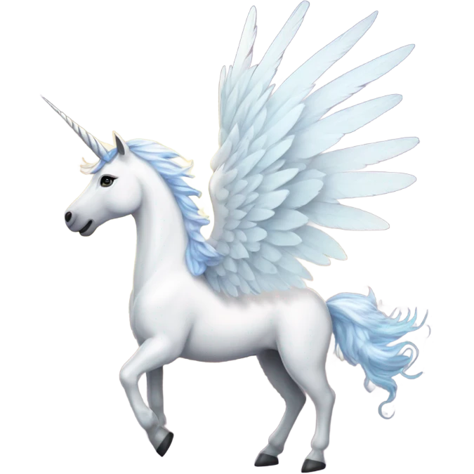 Unicorn with wings emoji