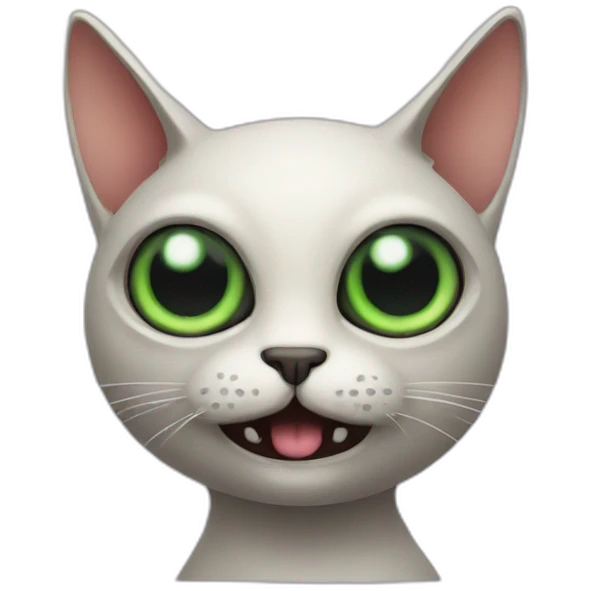 three eyed cat alien emoji