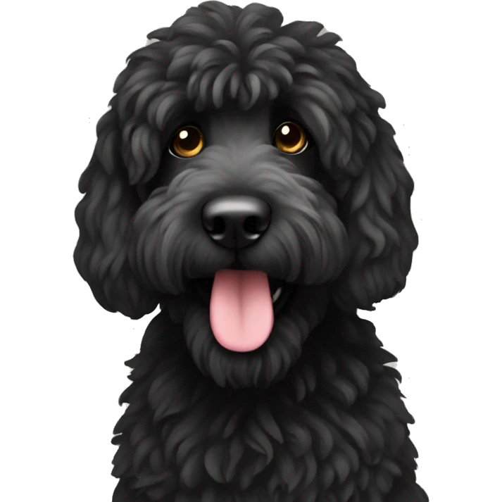 black Berndoodle emoji