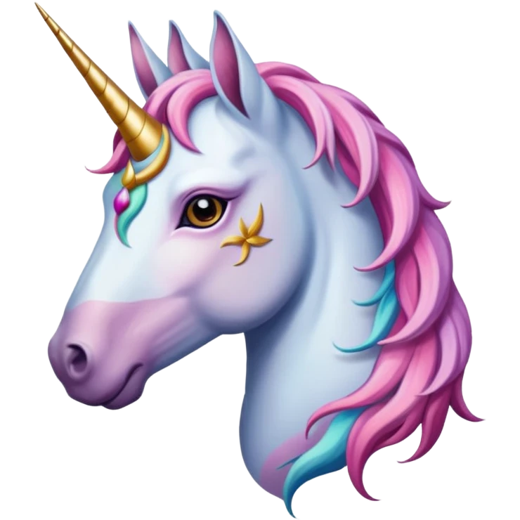 unicorn with full tattoos emoji