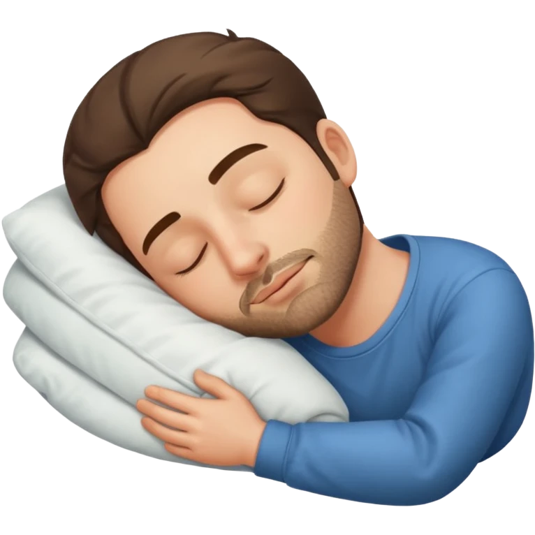 man sleeping emoji