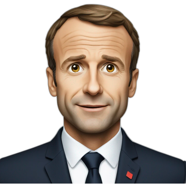 Emmanuel Macron t’es drôle emoji