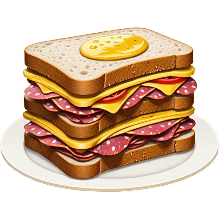 Salami sandwich emoji