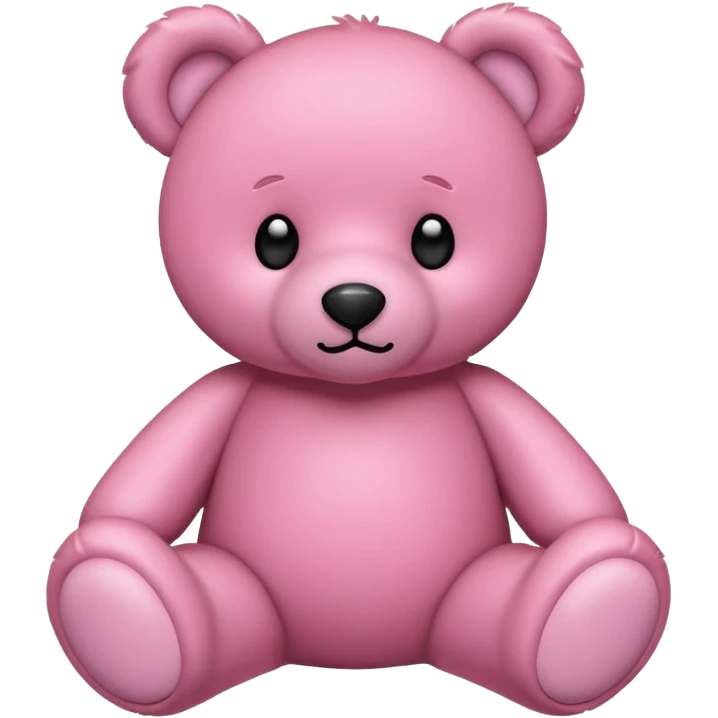 Pink bear emoji
