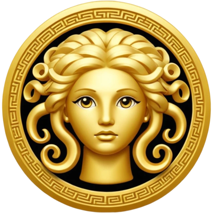 golden versace medusa emoji
