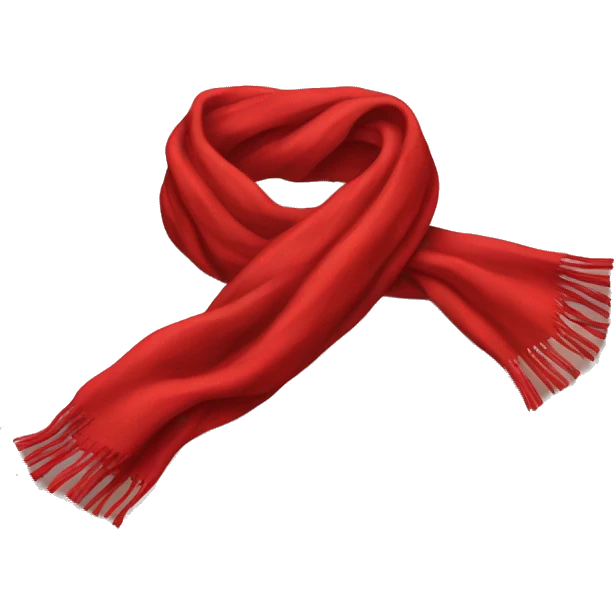 Red scarf emoji