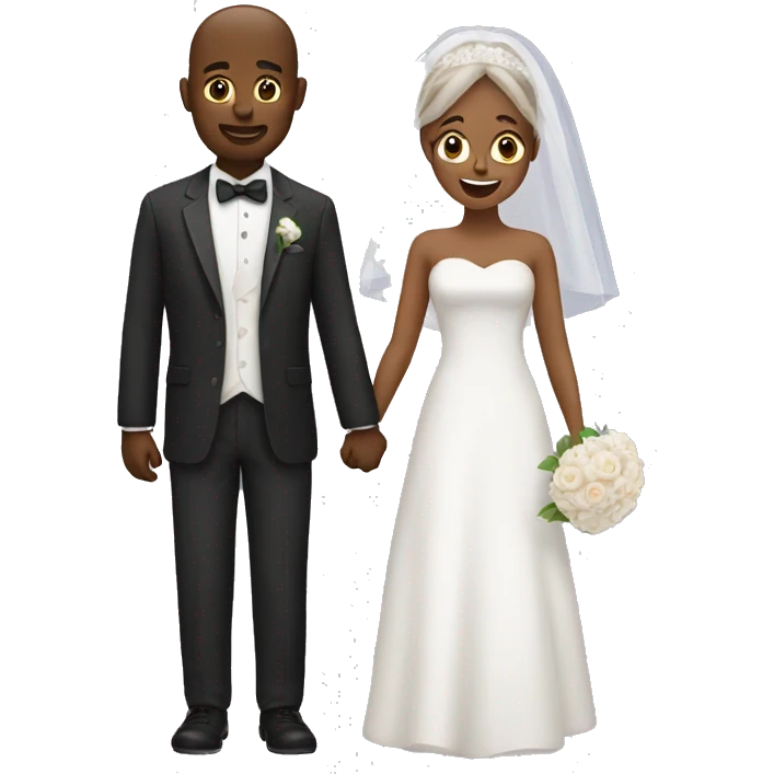 two people getting married  emoji