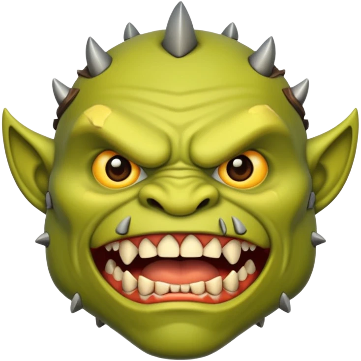 Orc teeth emoji emoji