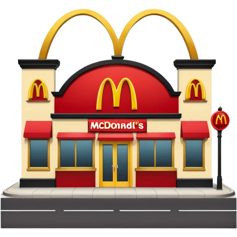 Mcdonalds street emoji