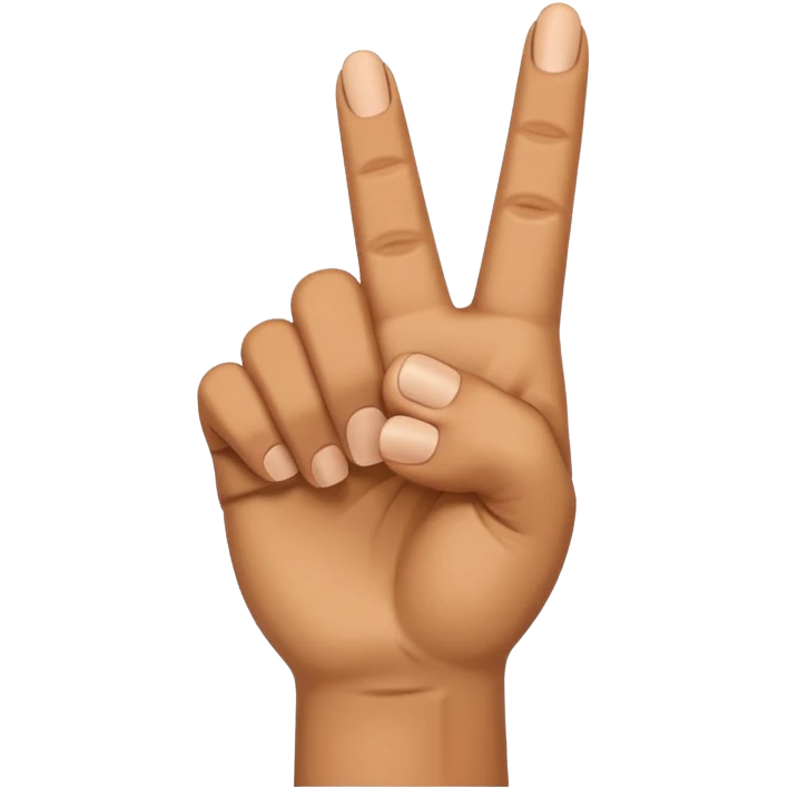 Signe de main en forme de pistolet de face point vers le ciel  emoji