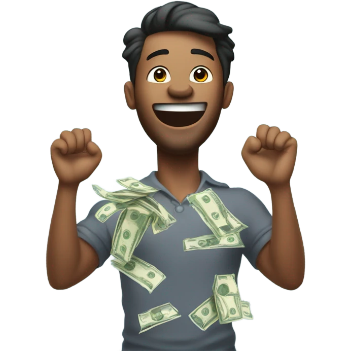  man throwing money emoji