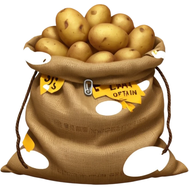 Sack of potatoes emoji
