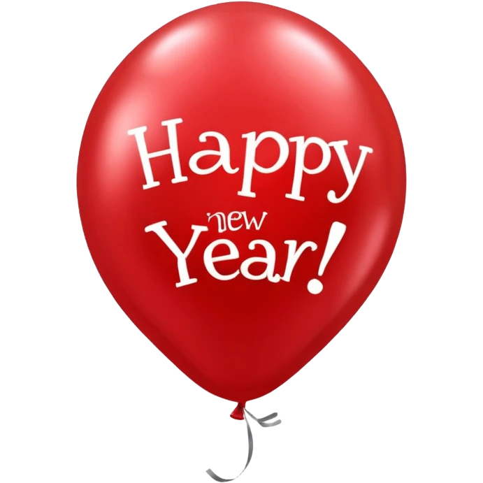 ballon de fete bonne année emoji