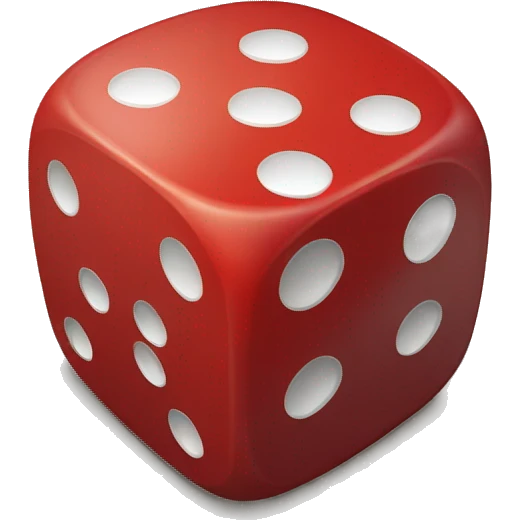 red dice emoji