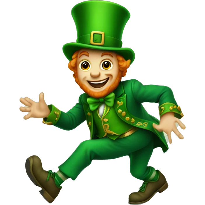 Leprechauns dancinh emoji