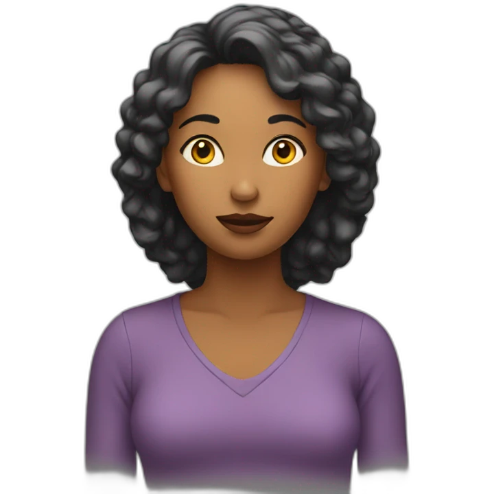 woman thinking emoji