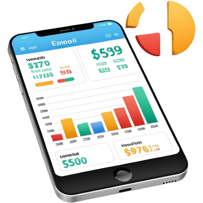 Investment application emoji