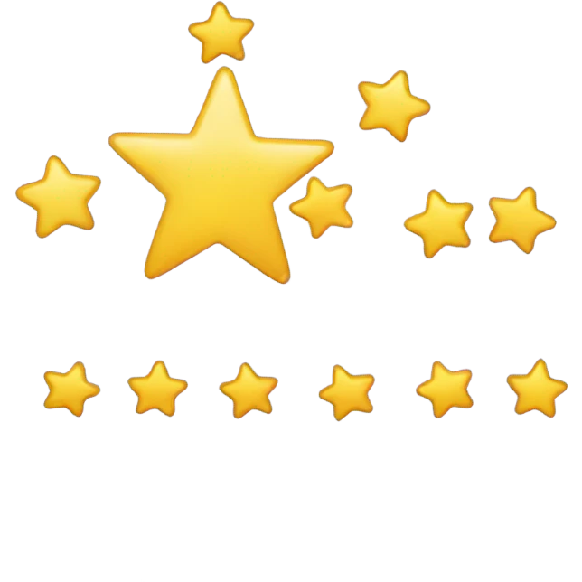 five stars in row emoji
