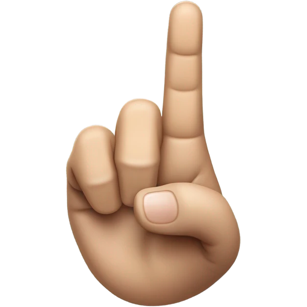 Showing quotation mark with finger sarcasm  emoji