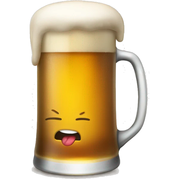 chat qui boit de la bière emoji