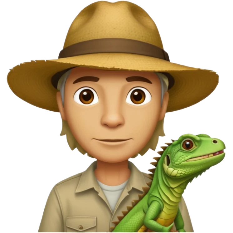 iguana farmer emoji