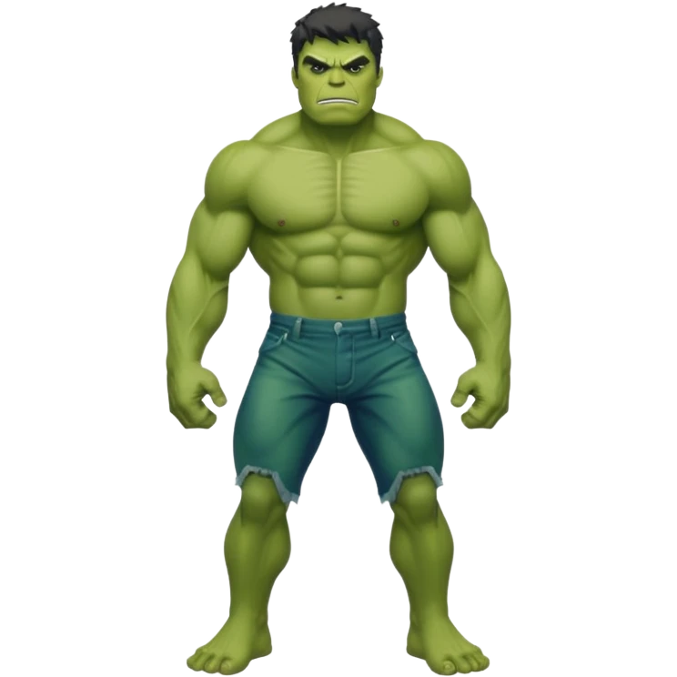 Hulk full body emoji