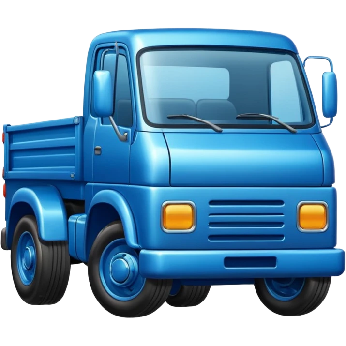 camion bleu emoji