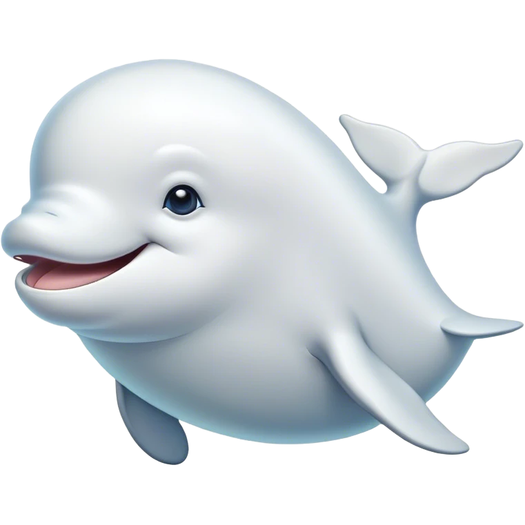 Beluga whale emoji