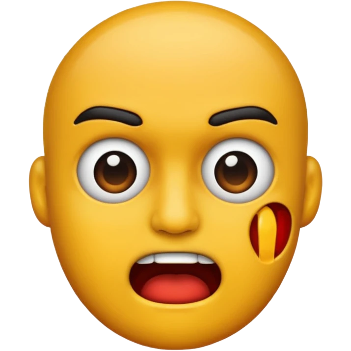 Punched in the face emoji
