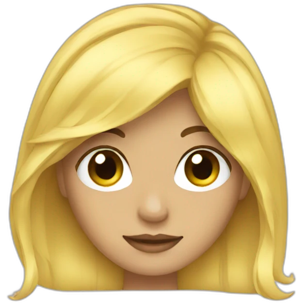 BLONDE HAIR  emoji