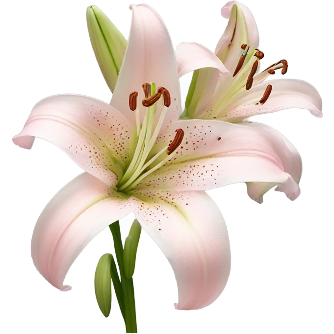 light pink lilium emoji