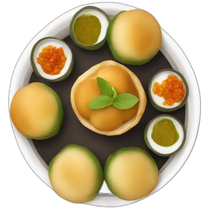 pani puri indian dish emoji