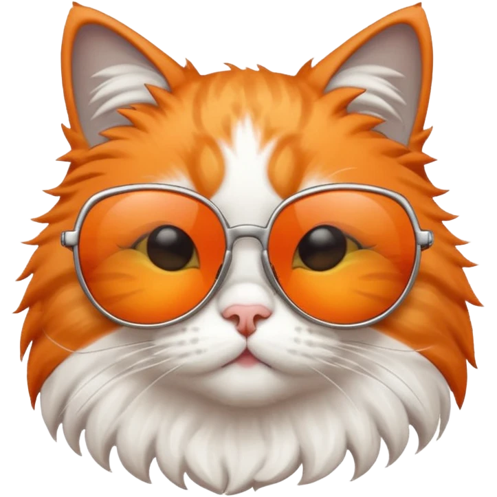 Cat wearing sunglasses emoji