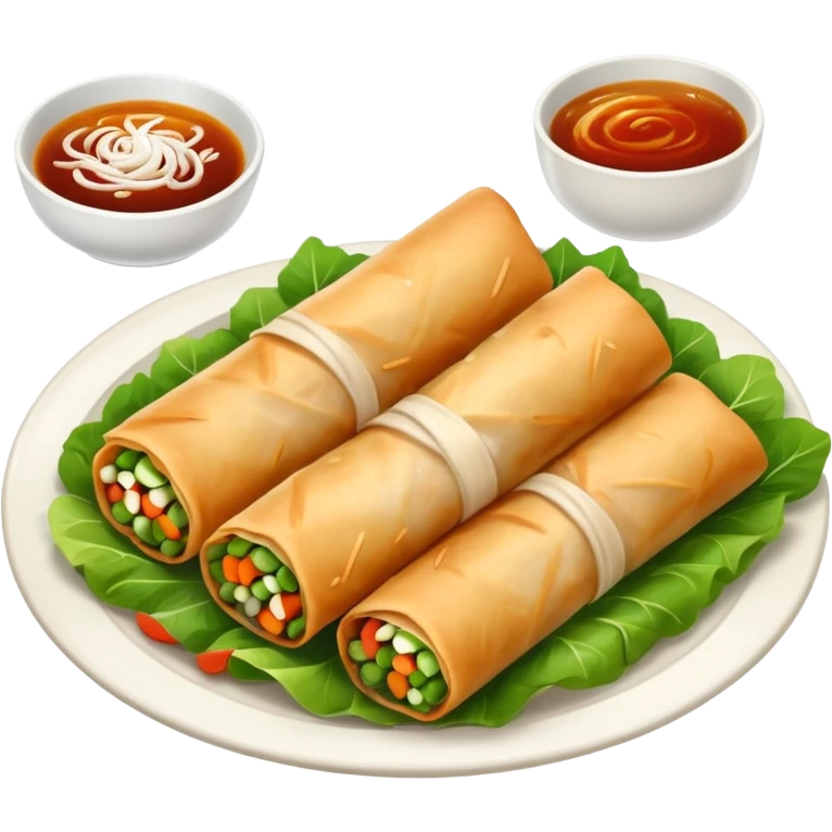 Asian spring rolls emoji