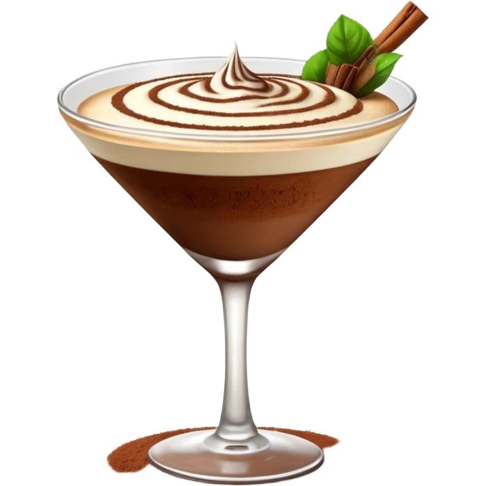 Tiramisu martini emoji