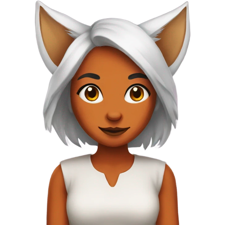 Fox girl emoji