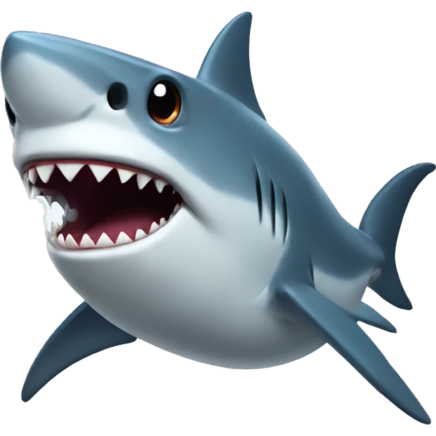 Shark ghost emoji