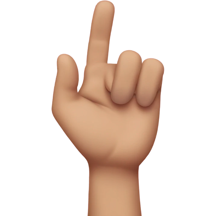 “Rock on” but with a pink bandage on the thumb only emoji