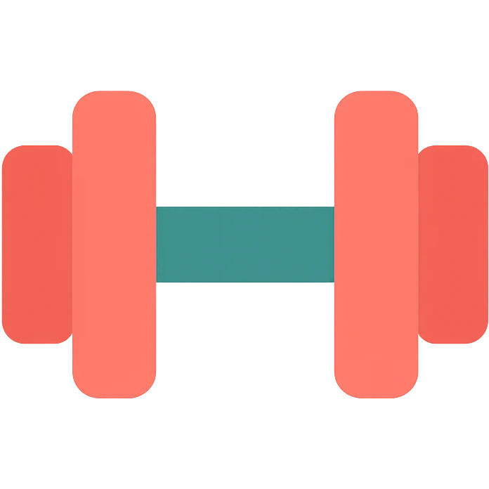 Convert this outline icon of a gym dodger to a color icon, keep the gym dodger theme, maintain a simple and clear design, use vibrant but not yellow colors. emoji