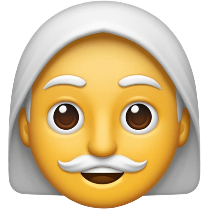 Beyaz ateşli beyaz kalp emoji