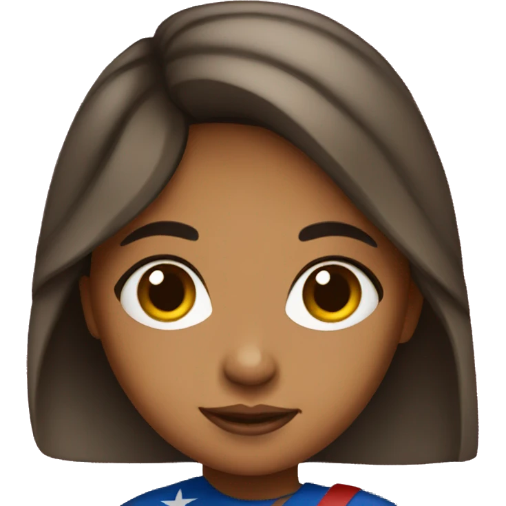Puerto rican girl emoji