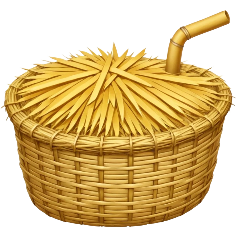 straw emoji