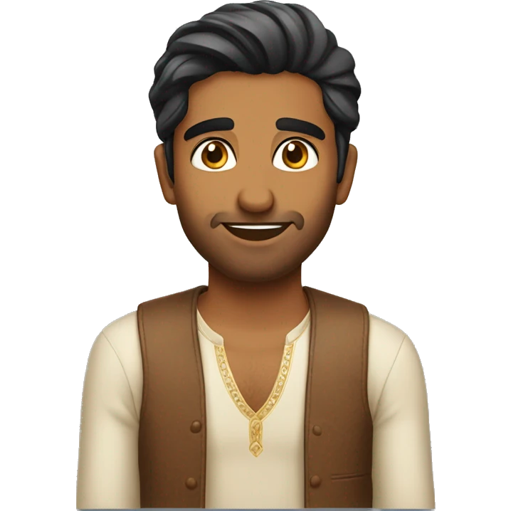 Handsome Indian guy emoji