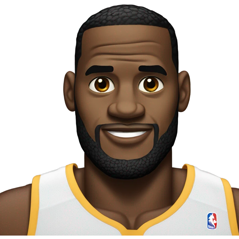 LeBron James fat emoji