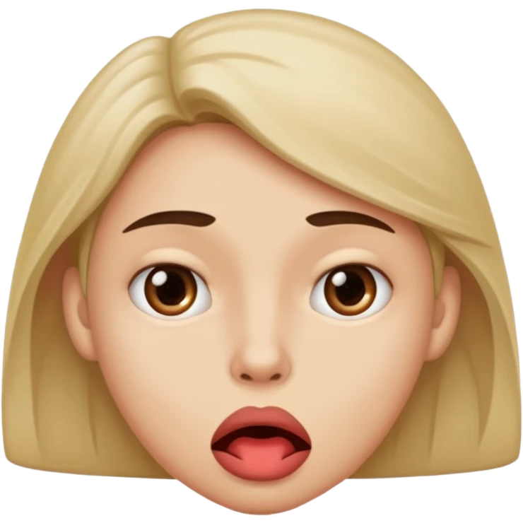 Mordiéndose los labios emoji
