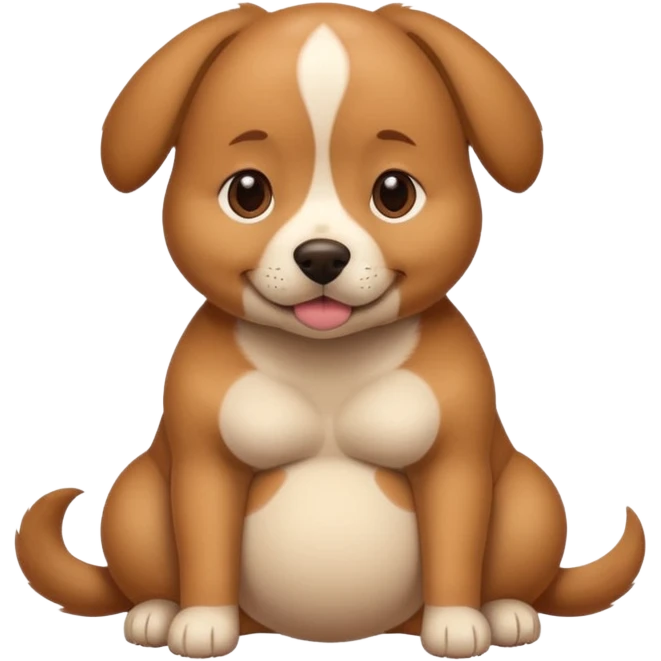 pregnant dog emoji